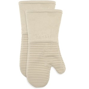 All-Clad Premium Silicone Oven Mitts, 2-Pack, Almond - 1 of 4