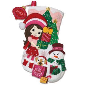 Little Miss Christmas Stocking Kit by MerryStockings - 1 of 1