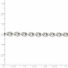 Black Bow Jewelry 4.9mm Sterling Silver Solid Beveled Oval Cable Chain Necklace - 4 of 4