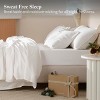 Cotton Tencel Sheet - Luxury Hotel Bedding Set, Soft, Cooling & Breathable for Hot Sleepers, Deep Pocket Up to 16 Inches - 4 of 4