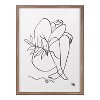 18" x 24" Blake Summer Lines 5 by Maggie Stephenson Framed Printed Glass Gold - Kate & Laurel All Things Decor: Modern Vertical Wall Decor - 2 of 4