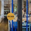 Unique Bargains Acrylic Self-Adhesive Decor Business Push Pull Door Signs 3 Pairs - 3 of 4