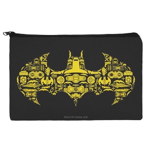 Batman Batman Icons Logo Makeup Cosmetic Bag Organizer Pouch - 1 of 4