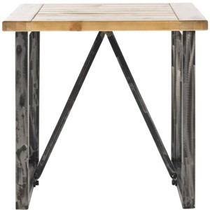 Chase End Table - AMH4127A - Natural - Safavieh Couture - 1 of 4