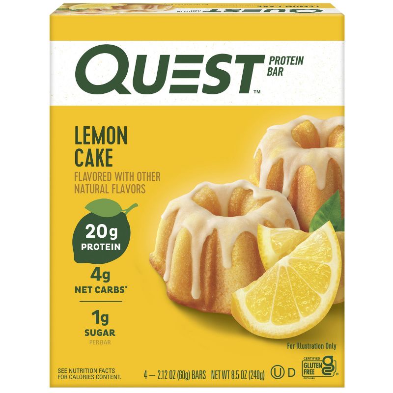 Quest Nutrition Protein Bar - Lemon Cake, 1 of 12