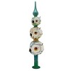 Morawski 20.0 Inch White Owl Totem Tree Topper Finial Bird Tabletop Free Standing Tree Toppers - 3 of 3
