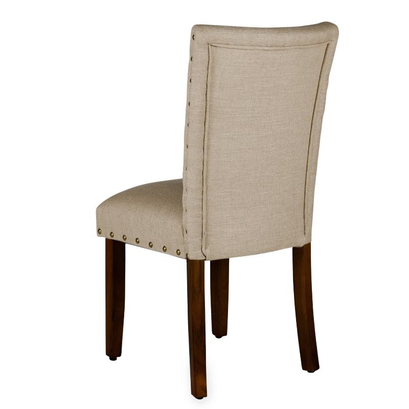 Set of 2 Classic Parsons Chair with Nailhead Trim - Homepop, 3 of 19