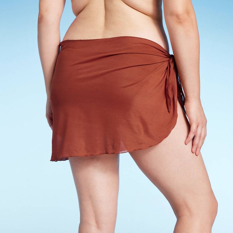 Women's Mesh Sarong Bikini Bottom - Shade & Shore™, 5 of 12