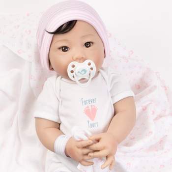 Paradise Galleries Realistic Newborn Doll - Forever Yours Blessing, 7-Piece Reborn Doll Gift Set with Magnetic Pacifier