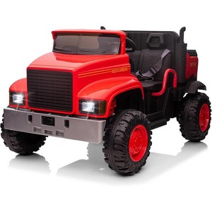 24V 4WD Kids Ride On UTV, 2-Seater Electric Car with Remote Control, 4x200W Motors, Dump Bed, 3 Speeds, Spring Suspension, for Boys & Girls - 1 of 4