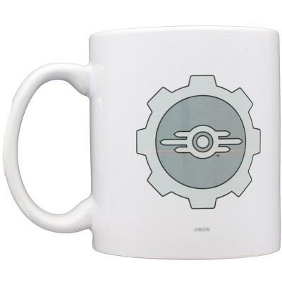 Just Funky Fallout Vault-Tec Logo Augmented Reality 11oz Ceramic Coffee Mug