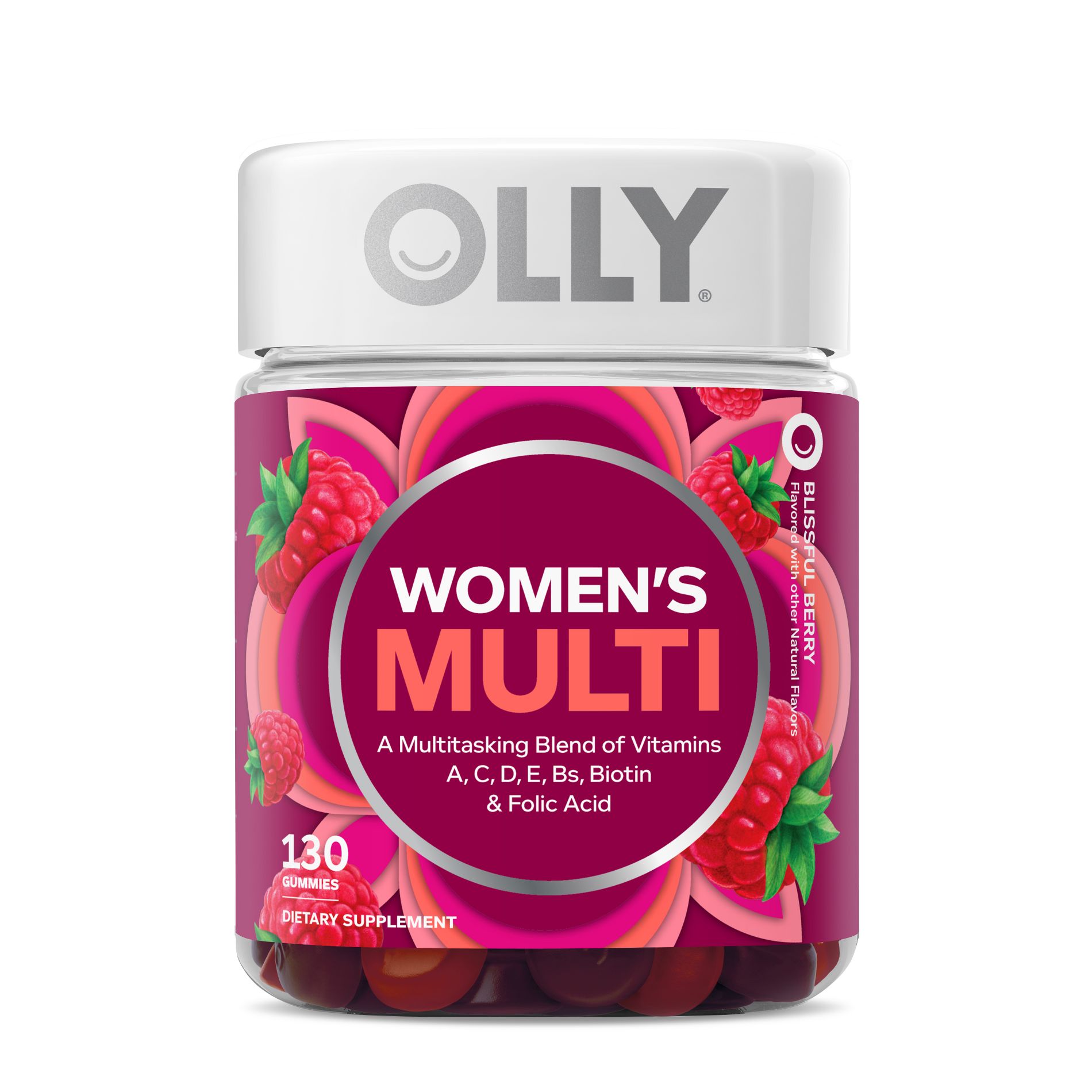 OLLY Women's Multivitamin Gummies - Berry - 130ct
