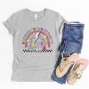 The Juniper Shop First Day First Grade Rainbow Youth Short Sleeve Tee - 2 of 4