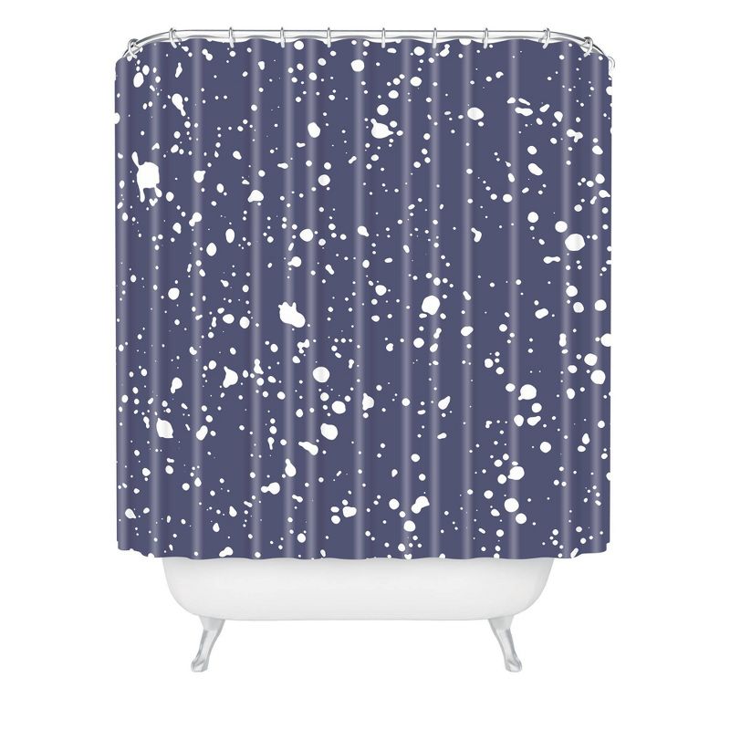 Emanuela Carratoni Stardust Shower Curtain Blue - Deny Designs, 1 of 5