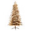 FURNIinspire Artificial Trees Tall Pine Snow Flocked Artificial Christmas Tree For Home Christmas Decorations, Holiday Vibe, Green, 51.2"*51.2"*88.6" - 4 of 4