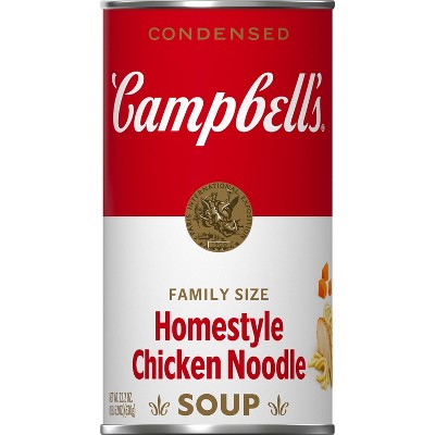 Campbell's Condensed Family Size Homestyle Chicken Noodle Soup - 22.2oz