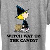 Women's - Peanuts - Witch Way To The Candy Short Sleeve Graphic T-Shirt - 2 of 4