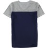 G-III Sports Womens Hoyas Mesh Lace-Up Graphic T-Shirt - 2 of 2