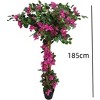 Bougainvillea Artificial Tree, Lightweight Realistic Faux Tree in Pot with Flowers and Leaves,Indoor Outdoor Decorative Fake Plant Tree - 4 of 4