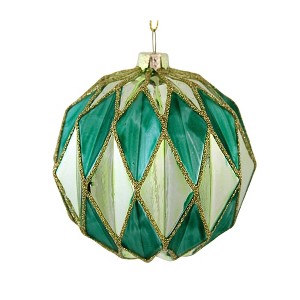 Cody Foster 2.5 Inch Midcentury Diamond Baubles Small Christmas Tree Ornament , Christmas Decor Honeycomb Waffle Mid-Century (1PC) - 1 of 4