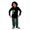 Deux par Deux Boy Twill Jogger Pants with Patch Pockets Forest Green - 3 of 4