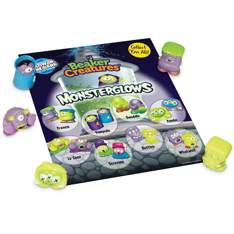 Learning Resources Beaker Creatures Monsterglows 5pk, 1 of 5