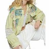 Women's Printed Mixed Fabric Light Shacket - POL - 2 of 4