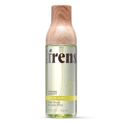 Being Frenshe Hair, Body & Linen Mist Body Spray with Essential Oils - Citrus Amber - 5 fl oz