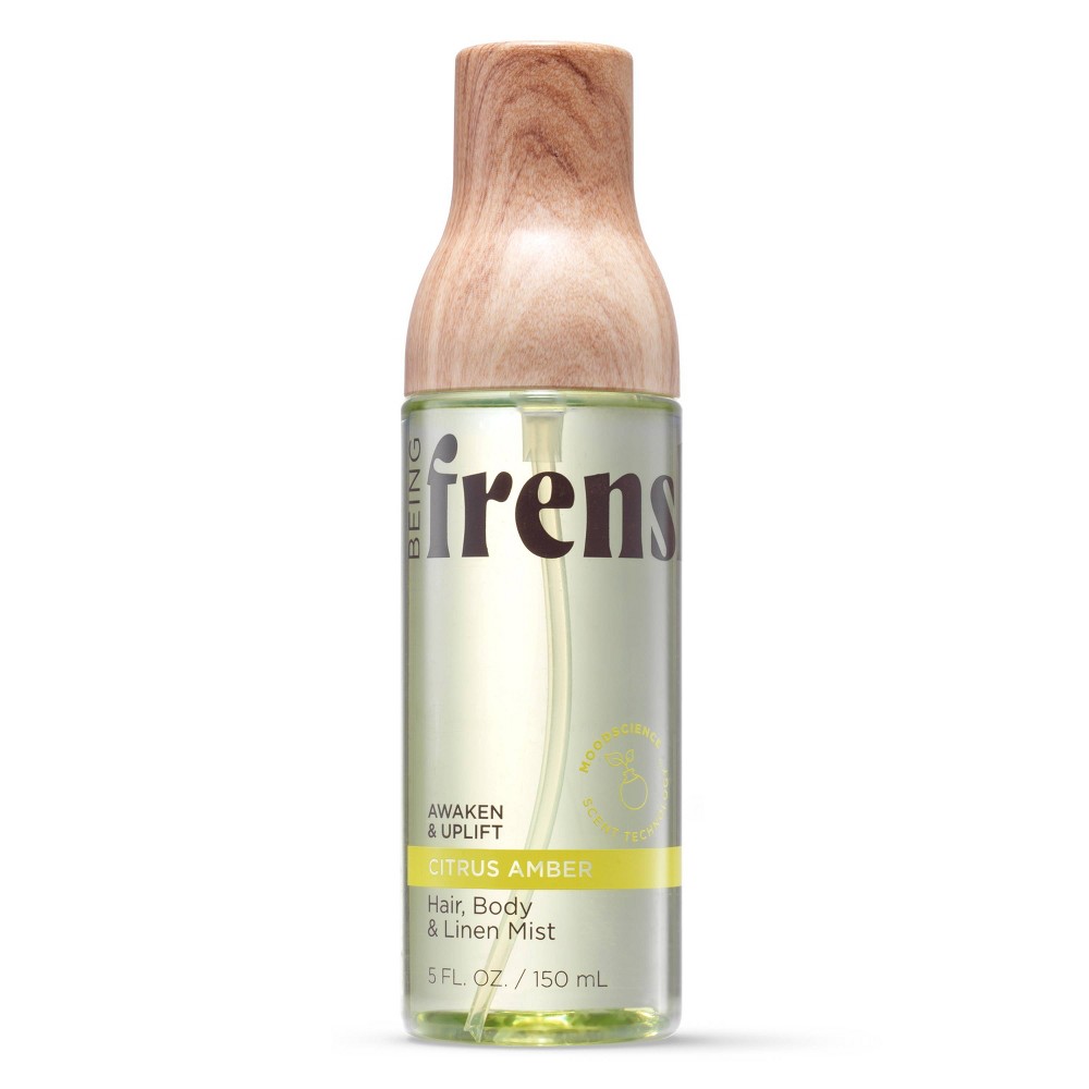 Being Frenshe Citrus Amber Women's Hair, Body & Linen Mist Body Spray with Essential Oils - 5 fl oz