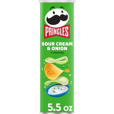 Pringles Sour Cream & Onion Potato Crisps Chips - 5.5oz