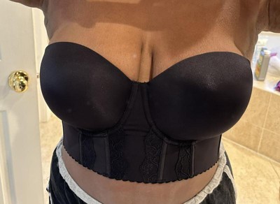 Women's Everyday Soft Medium Support Corset Bra - All In Motion™ Black XL