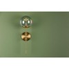 Mitzi Ophelia 1 - Light Wall Light in  Aged Brass Clear Plated Iridescent Shade - 3 of 4