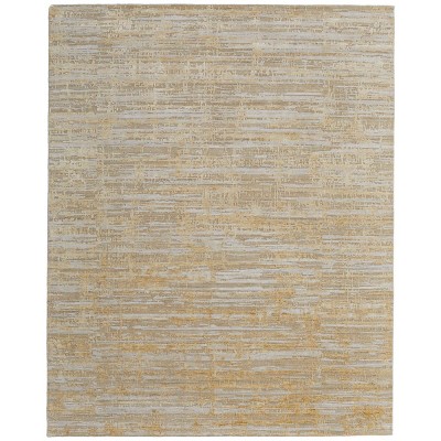 Eastfield Modern Abstract Yellow/Ivory/Gold Area Rug
