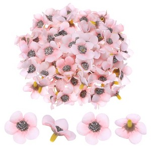 Unique Bargains Silk Decor DIY Wedding Mini Bulk Artificial Daisy Flowers Heads - 1 of 4