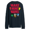 Men's - Marvel - Avengers Make Mine Oversized Long Sleeve Graphic T-Shirt - 2 of 4