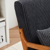 Mid-Century Modern Accent Chair, Arm Chair Living Room Chairs with Pillow Upholstered Reading Chair - 4 of 4