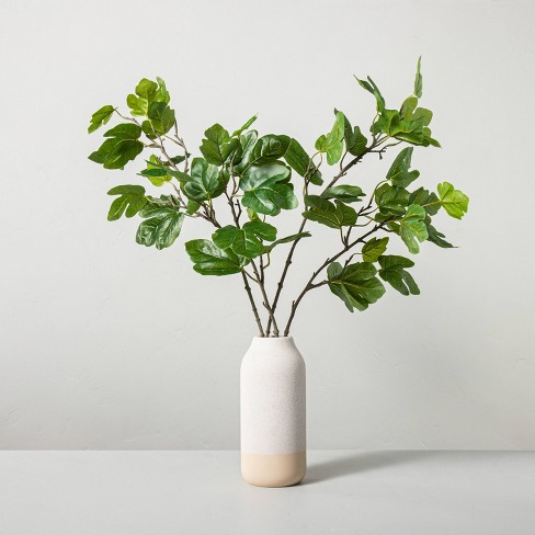 NEW Hearth & Hand with Magnolia Faux Fiddle Leaf Fig Plant In Teracotta Pot 