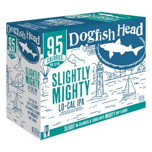 Dogfish Head Slightly Mighty Lo-Cal IPA - 12pk/12 fl oz Cans - 1 of 4