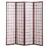 NicBex 4-Panel Room Divider for Home, Divider for Room Separation, Oriental Folding Fabric Privacy Screen for Home & Office, Cherry - 3 of 4
