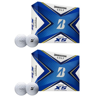 Bridgestone 2020 Tour B XS Reactive Urethane Distance White Golf Balls (2 Dozen)