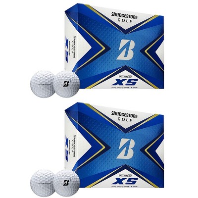 Bridgestone 2020 Tour B XS Reactive Urethane Distance White Golf Balls (2 Dozen)