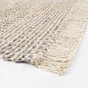 Malibu Woven Jute Rug with Fringe Cream/Gray - Threshold™ designed with Studio McGee - 3 of 4