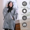 Catalonia Woman Fleece Blanket Hoodie Sweatshirt, Oversized Wearable Blanket for Adults and Teen, Gift for Her, Gift for Him - 2 of 4