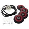 ERP® Replacement Dryer Drum Roller/Idler/Belt Kit for Whirlpool® Part Number 4392067 in Black - 4 of 4