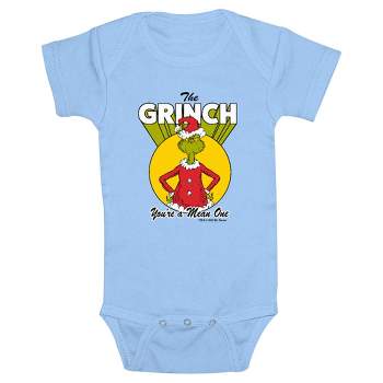 Infant's Dr. Seuss Christmas You’re a Mean One Onesie