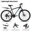 BAMCBASE Sedona Mountain Bike for Men Women, 26" 27.5" Aluminum Alloy MTB with Shimano 21 Speeds, Fork Suspension - 2 of 4