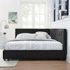 Eucalyptus Wood Sofa With Backrest And Armrests,Velvet Upholstered Tufted Sofa Bed,Sofa Sleeper Couch,Indoor Furniture -Maison Boucle - 3 of 4