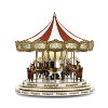 Mr. Christmas Santa and Reindeers Regal Carousel Animated Musical Christmas Decoration - 16" - image 4 of 4