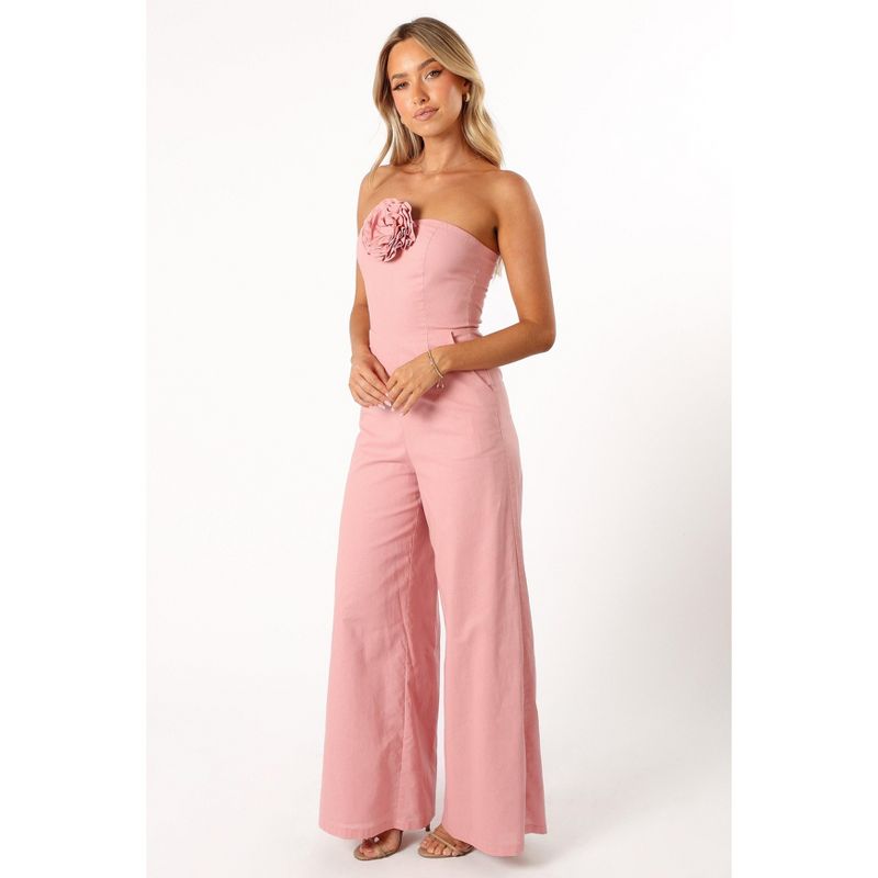 Petal and Pup Womens Daisy Strapless Jumpsuit, 3 of 7