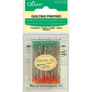 Clover Quilting Pins Fine-100/Pkg - 1 of 1